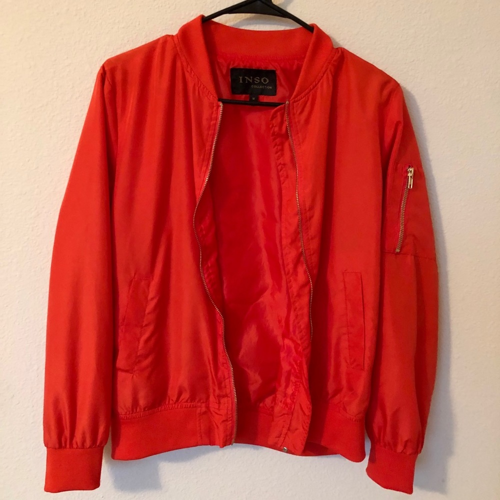 Inso Red Bomber Jacket 💣🧨